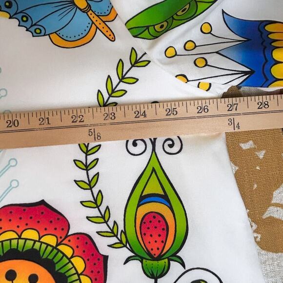 Misslook Dragonfly Floral Art to Wear Multicolor Lagenlook Top Size XXL NWOT - Picture 6 of 7